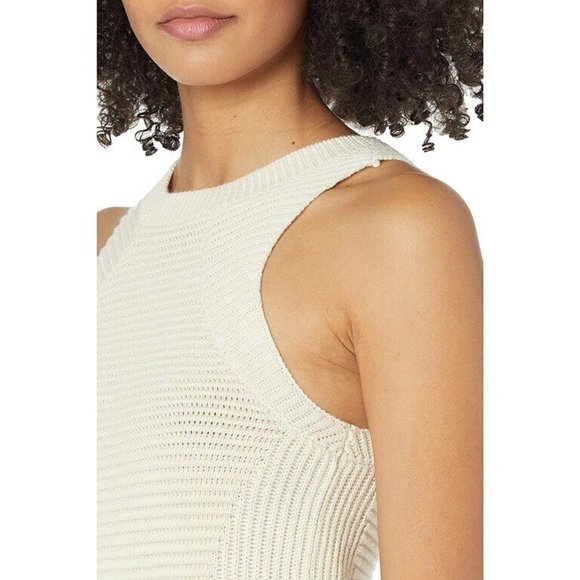 NWT J Brand by Theory Knit Tank | Ivory | Cotton-Wool Blend - Picture 7 of 8